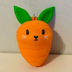 Bath & Body Works Carrot Bunny Pocketbac Hand Sanitizer Holder Keychain